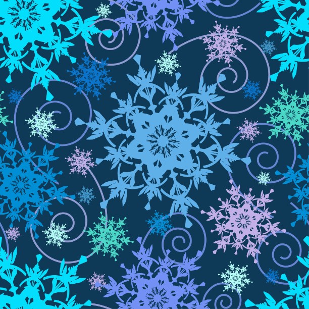 Snowflakes and Swirls